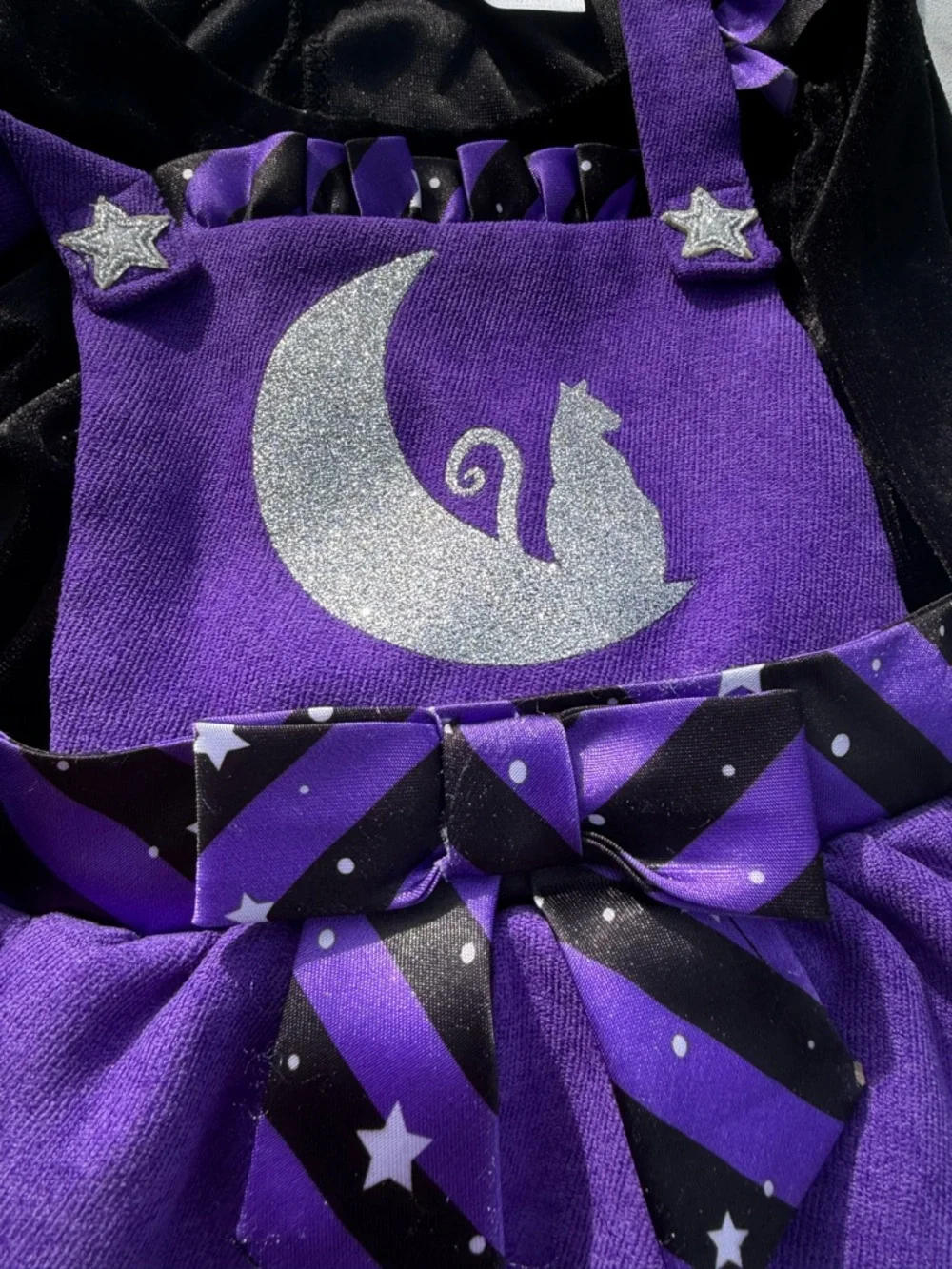 Spirit Purple and Black Moonlit Witch Pinafore Dress - Picture 5 of 7